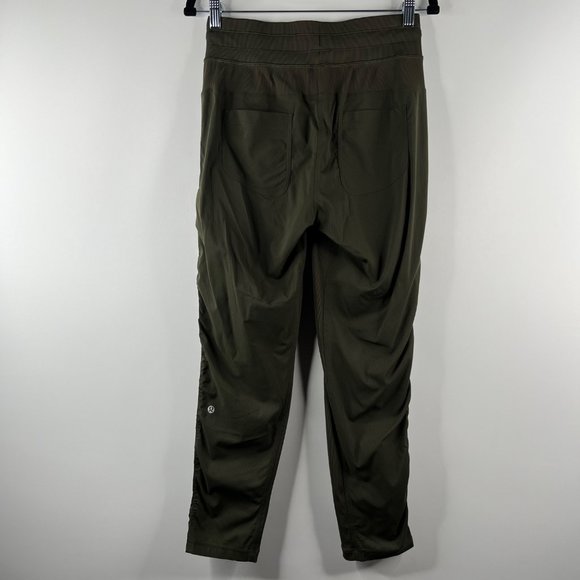 Lululemon Women's Street To Studio Pant II Unlined 28" Pants Size 6 Dark Olive - Picture 4 of 9